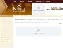 Tablet Screenshot of nikitamoulds.com